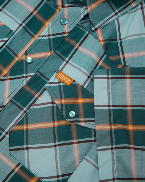 SILVERTON BAMBOO SHORT SLEEVE BUTTON UP - MENS